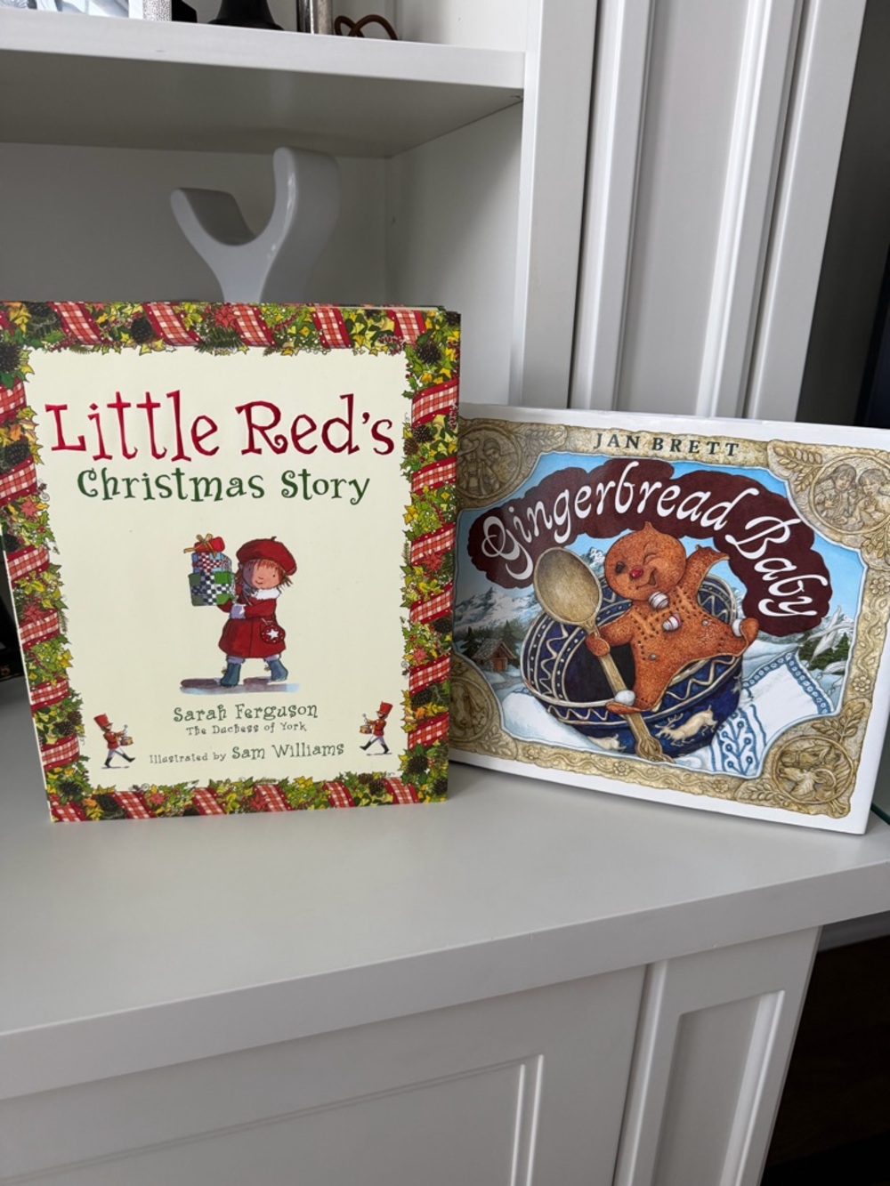 Children’s Hardcover Books X 2 Gingerbread Baby" & Little Red's Christmas Story